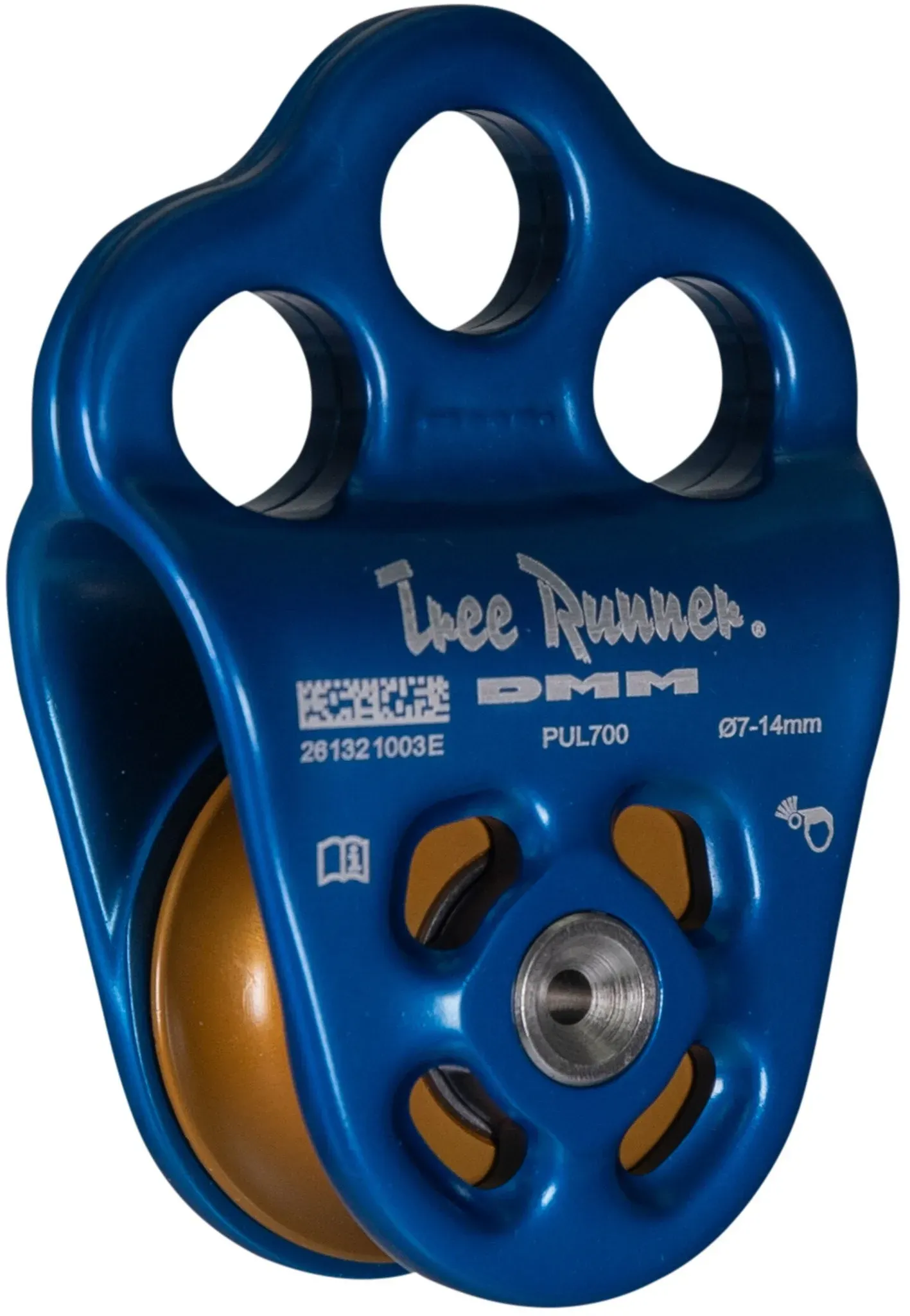 Tree Runner Seilrolle Triple Attachment Pulley 2, blau-orange