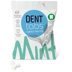 Denttabs Zahnputz-Tabletten fluoridfrei (125St)