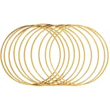 Rayher Metallringe-Set beschichtet gold 20 cm 10 St.
