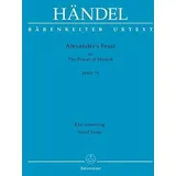 Baerenreiter-Verlag Händel, G: Alexanders Feast HWV 75