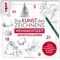 Frechverlag Kunst des Zeichnens Weihnachtszeit - Adventskalender