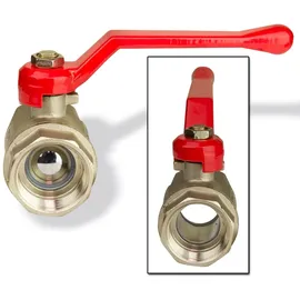 stabilo-sanitär Kugelhahn 1 1/2 Zoll DN40 silber