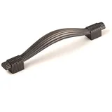 SO-TECH® Möbelgriff CLIFF BA 128 mm Altzinnoptik Stil-/ Landhausgriff, Griff Schrankgriff Schubladengriff - incl. Schrauben