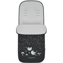 KIKKABOO Polar Friends Reißverschluss warmes Fleecefutter schwarz gemustert