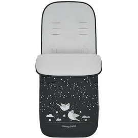 KIKKABOO Polar Friends Reißverschluss warmes Fleecefutter schwarz gemustert