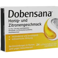 RECKITT Dobensana Honig- und Zitronengeschmack Lutschtabletten
