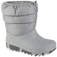 Crocs Classic Neo Puff Boot Kids 207684-007, Schneestiefel, für Jungen, Grau, Größe: 34/35