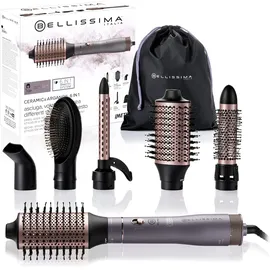 Bellissima 6 in 1 Heißluftbürste pink/weiß/mehrfarbig