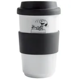 Kahla 2DH195A44173CP Peanuts Becher 0,40 l Peanuts Joy | weißer to Go Becher mit Peanuts Motiv aus Porzellan