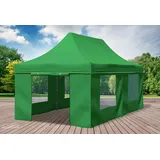 Faltpavillon Faltzelt Pavillon 3x6m Grün Gartenzelt Klappzelt Wasserdicht