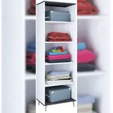 VCM Landos Regal 60 x 39 x 184 cm Weiß/Anthrazit