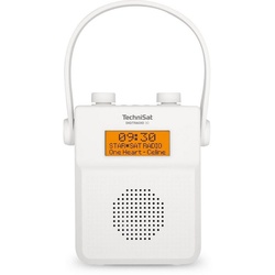 TechniSat DIGITRADIO 30 DAB+ Radio Duschradio Wasserdicht Bluetooth RDS LCD Digitalradio (DAB) weiß