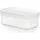 Emsa Optima rechteckig transparent/weiß 0,45 l