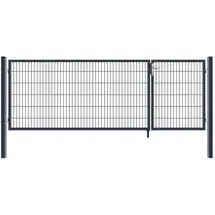 Home Deluxe Doppelflügel Gartentor Aditus 120 x 350 cm moosgrün