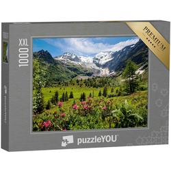 puzzleYOU Puzzle Tour du Mont Blanc in den französischen Alpen, 1000 Puzzleteile, puzzleYOU-Kollektionen Alpen