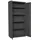 Proregal Stahlschrank AMEGO HxBxT 180x60x40cm | 4x Fachboden Anthrazit-Anthrazit