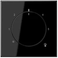 Jung Abdeckung für Thermostat, schwarz