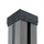 Home Deluxe Nutleiste mit Solar LED Beleuchtung 3er Set Gummi  IP65 schwarz