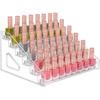 JessLab Nagellack Aufbewahrung, 6-Stufige Klarer Acryl Nagellack Halter Åtherische