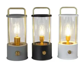 Formano Retro Laterne 25 cm Aufladbar