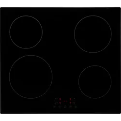 AMICA Induktions-Kochfeld "KMI 754 000 C", schwarz, B:59cm H:5,8cm T:52cm, Kochfelder, 5 extra schnelle Kochzonen, einfach per Sensor zu bedienen
