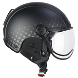 CGM EBI, Skihelm Unisex Erwachsene, Schwarz Grau matt, L (59 cm)