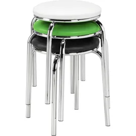 mömax Stapelhocker in Schwarz