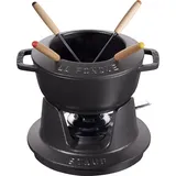 Staub Fondue Set 16 cm, schwarz