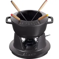 Staub Fondue Set 16 cm, schwarz