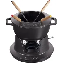 Staub Fondue Set 16 cm, schwarz
