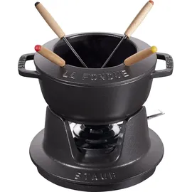 Staub Fondue Set 16 cm, schwarz