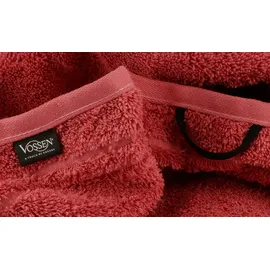 VOSSEN Vienna Style Supersoft Seiftuch 3 x 30 x 30 cm maroon