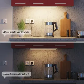 ledscom.de Smarte LED Unterbau-Leuchte SIRIS 5 St. Weiß