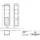 Villeroy & Boch Subway 3.0 Hochschrank C59300VJ 40x171x36,2cm, Schanier rechts/Griff Aluminium glänzend, Nordic oak