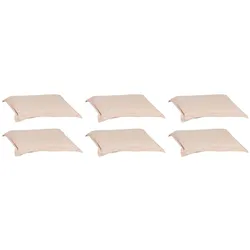 beo 6er Set Bankauflage 1-er ivory, mit Saum