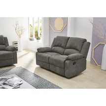 Jockenhöfer GRUPPE "Dakota, 148x97x87 cm", Microfaser VINTAGE grau/anthrazit