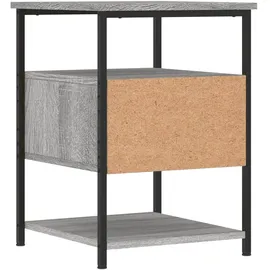 vidaXL Nachttisch Grau Sonoma-Eiche 40x42x56 cm Holzwerkstoff