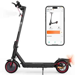 V.Max RCB EV85F E-Scooter mit Straßenzulassung (ABE), Faltbarer Elektroroller für Erwachsene with APP - 400W Motor, 7,8AH Batterie, 15KG Gewicht, Max Belastung 120 kg, Duales Brems, Zwei Stoßdämpfer