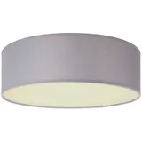 smartwares Led Stoff Grau Ø Abdeckung satiniert, Ø 30cm