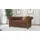 s-style möbel SITZGARNITUR mit Schlaffunktion 3+2+1 Chesterfield Flux Braun Microfaser Vintageoptik