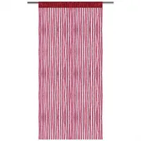 BestLivings Fadenvorhang Metallic-Streifen rot - bordeaux ca. 90 x 200cm