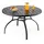 Vevor Gartentisch Ø 120 x 72,5 cm Schwarz