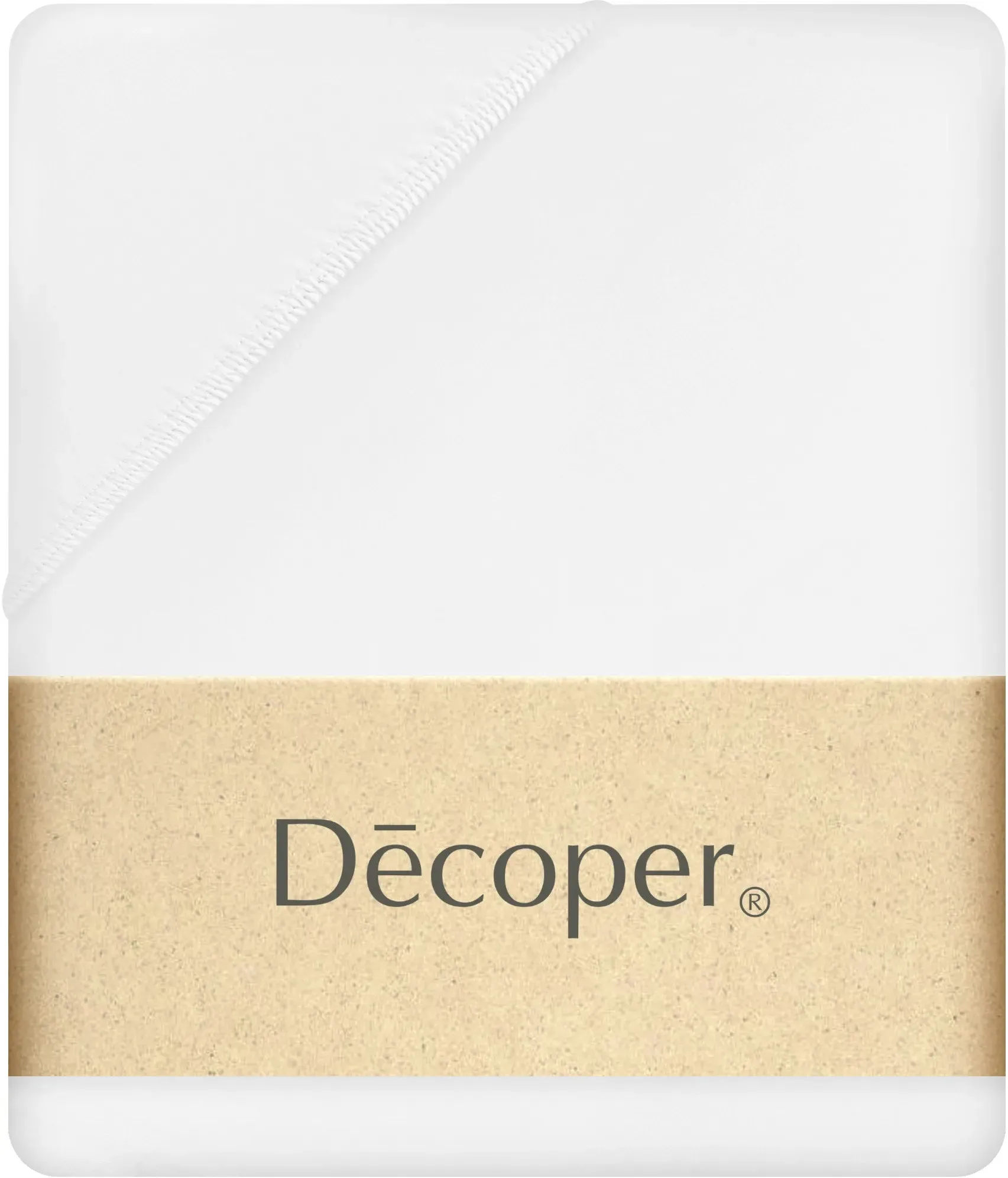 Decoper ® Mako-Feinjersey Spannbettlaken aus 100% Baumwolle | Atmungsaktiv & kuschelig weich | bis 25 cm Matratzenhöhe | 90-100 cm x 200 cm