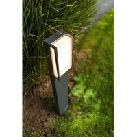 Lutec Sockelleuchte Aluminium 75,0 cm inkl. LED-Lampe grau