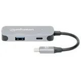 Manhattan USB-C Dockingstation USB-C auf HDMI 3-in-1 Docking-Konverter Passend für Marke Dockingst
