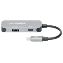 Manhattan USB-C Dockingstation USB-C auf HDMI 3-in-1 Docking-Konverter Passend für Marke Dockingst