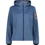 CMP Woman Jacket Zip Hood dusty blue mel., 38