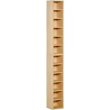 Homcom Säulenregal 2 tlg. 21 x 19 x 88 cm Buche