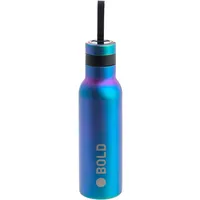 Lässig Bold Double Walled Bottle Stainless Steel Bold Blau Violett