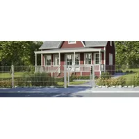 Floraworld Doppelstab-Mattenzaun Comfort 201 x 103 cm feuerverzinkt